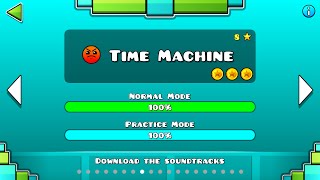 Geometry Dash  Time Machine All Coins [upl. by Olin]