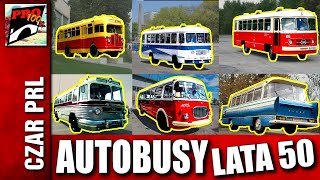 CZAR PRL KULTOWE AUTOBUSY LATA 50 [upl. by Ramon]