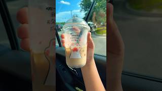 EAT TEA REVIEW  STARBUCKS BOBA TRICK RECIPE IN COMMENTS [upl. by Hyacinthie]