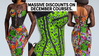 DECEMBER ONLINE CLASS REGISTRATION DISCOUNTS ON ALL COURSES [upl. by Namzed923]