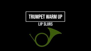 Trumpet Play Along Warm Up for Beginners  Lip Slurs [upl. by Kenweigh871]