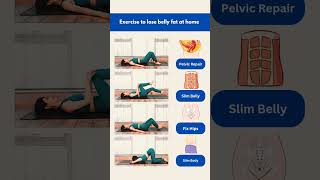 Exercise to lose belly fat at home🏠 bellyfat exercise loseweight bellyfatloss workout fitness [upl. by Gothart413]