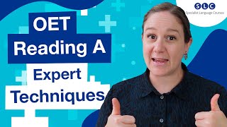 OET Reading A Effective strategies for the OET test [upl. by Llerdnad971]