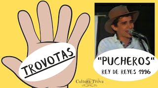 5 Trovotas de Pucheros Cesar Augusto Betancur Rey de reyes de la trova 1996 [upl. by Adnoloy]