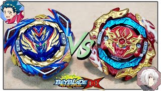 BEST FRIEND DB SHOWDOWN  Savior Valkyrie Sh7 VS Astral Spriggan OvQt0  Beyblade Burst Battle [upl. by Nylrad]