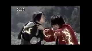 gokai red and gokai blue Marvelous amp Joe vs Zangaky [upl. by Keyte719]