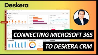 How to connect Microsoft 365 to Deskera CRM [upl. by Aihsenrad10]