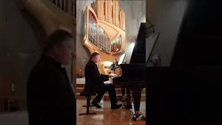 Jean Guillou Colloques pour Piano et Orgue n°2 extrait [upl. by Ynej]