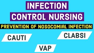 Infection Control Nursing  Prevention of Hospital Acquired Infection Nosocomial Infection [upl. by Anivlis]