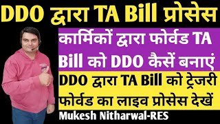 Paymanager पर DDO द्वारा TA Bill कैसे बनाएंHow to process TA bill to ddo on paymanager TADAbill [upl. by Ethbinium347]