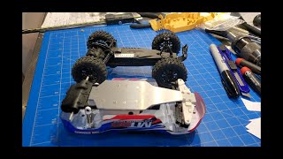 Alloy chassis for the SC28 RC28 MT28 and other Associated 128 scale cars [upl. by Nylknarf]