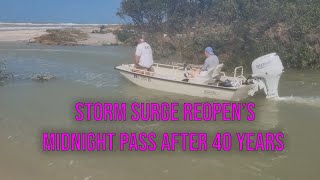 Storm Surge Reopened Midnight Pass After 40 Years in Siesta Key FL [upl. by Tsirhc]