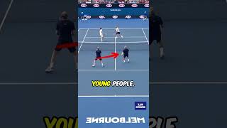 Funny Old Guy Trolling in Tennis littlezongzi shorts [upl. by Borgeson396]