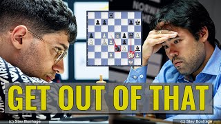 Get out of that  Alireza Firouzja vs Hikaru Nakamura  Norway Chess 2024 [upl. by Ennalyrehc475]