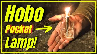 Hobo Pocket Lamp  Trench Art [upl. by Ardnasil]