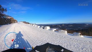 Snowmobile the Adirondacks  Prospect Mountain Lake George [upl. by Cired]