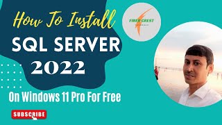 How to install sql server 2022 on windows 11  sql server management studio installation for free [upl. by Drarrej]