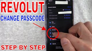 ✅ How To Change Revolut Passcode 🔴 [upl. by Maloy]