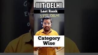 IIIT Delhi at Lakh JEE Main Rank  IIITD 2024 CutOff  JAC DELHI Admission Process 2024  JAC 2024 [upl. by Notled]