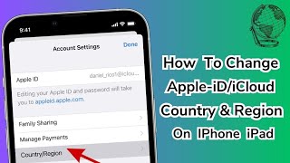 How To Change iCloud Region On iPhone iPad  Change App Store Region  Change iCloud CountryampRegion [upl. by Filomena]