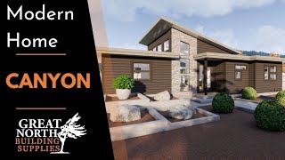 Canyon  Modern Home Design [upl. by Ilocin427]