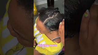 Hairstyles braidshairstyle hairtutorial hairbraids africanhair hairbraidtutorial [upl. by Odrarebe620]