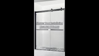 TK24188 double sliding shower door [upl. by Nylrak974]