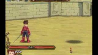 Tales of Symphonia Bonus Video Seles Battle [upl. by Nosnej]