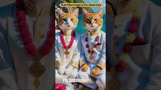 cat marriage life journey shorts cat cute kitten [upl. by Torrell]