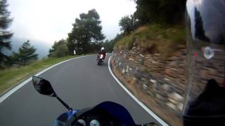 Gavia Pass mit dem Motorrad volle länge VFR800 Fireblade 2012 [upl. by Garson]