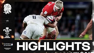 HIGHLIGHTS  🏴󠁧󠁢󠁥󠁮󠁧󠁿 ENGLAND V WALES 🏴󠁧󠁢󠁷󠁬󠁳󠁿  2024 GUINNESS MENS SIX NATIONS RUGBY [upl. by Ahtanaram]