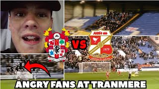 ANGRY FANS OWN GOALS  MORE AT PRENTON PARK  Tranmere vs Swindon [upl. by Erund925]