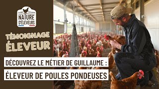 Découvrez le métier de Guillaume Éleveur de poules pondeuses Nature dÉleveurs [upl. by Aicined]