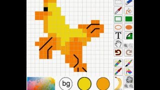 Making a crossstitch pattern manually with Pattern Grid [upl. by Eitten]