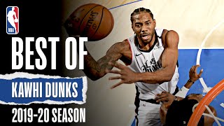 Kawhi Leonards Best Dunks  201920 NBA Season [upl. by Roi860]