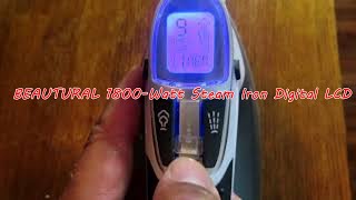 BEAUTURAL 1800Watt Steam Iron Digital LCD Screen Best Iron for the Price unboxing review [upl. by Ahsoyek]