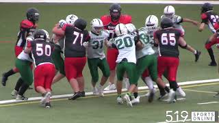 OSFL Football Under 14  Etobicoke Eagles vs Brantford Bisons [upl. by Goldie714]