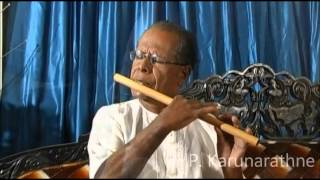 Mata Aloke Genadevi Sansaraye  Flute Play by HP Karunarathne [upl. by Lyns]