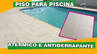 Melhor PISO ANTIDERRAPANTE PARA PISCINA Produto Pó de Pedra além de ANTIDERRAPANTE não esquenta [upl. by Morena]