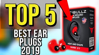 ✅ TOP 5 Best Ear Plugs 2019 [upl. by Nattirb]