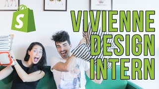 QUESTIONS WITH SHOPIFY INTERNS EP 1  Vivienne  Design Intern [upl. by Frangos631]