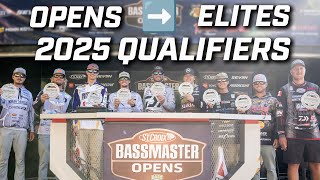 Opens anglers QUALIFY for 2025 Bassmaster Elite Series [upl. by Vitkun117]