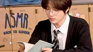 Kpop idols asmr for back to school  study relax or background sounds 🎧✮˚⋆ [upl. by Noram]