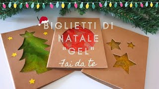 TUTORIAL BIGLIETTI DI NATALE FAI DA TE [upl. by Barger]