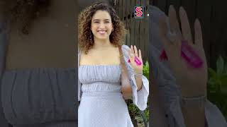 Whats Sanya Malhotra Hiding In Her Hand Paparazzi Suspects Its A Big Surprise  N18S  shorts [upl. by Nivat904]