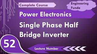 Single Phase Half Bridge Inverter Basics Circuit Working Waveforms amp Applications Explained [upl. by Ahseele]