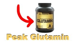 PEAK Glutamin  Masseaufbau Supplement  MUSKELMACHERSHOPDE [upl. by Nnylyrehc258]