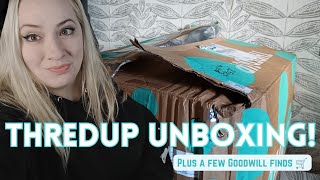 I Love a Mystery ThredUp Unbox with Me 25 Piece Mixed Clothing [upl. by Ahseikal]