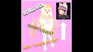 Script Quest Answers Royale High New Years Event 2021 FIRST VIDEO EmilyRulesAllGames [upl. by Tonia]