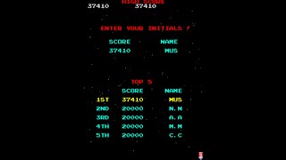 Galaga New High Score  Amiga PT Remake [upl. by Gabie]